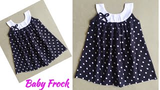 Designer Yoke Baby Frock Cutting and Stitching Very Easy