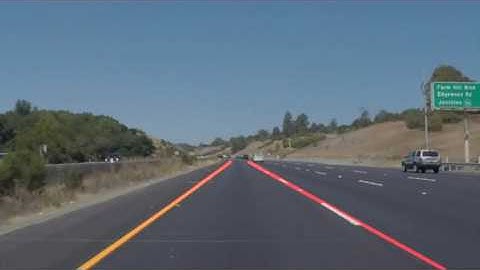 Yellow Lane Line Basic Detection (Udacity sdcnd P1)