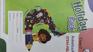 class 7 Robotics/AI allied school summer pack 2025  All work detail | motivewithnature |