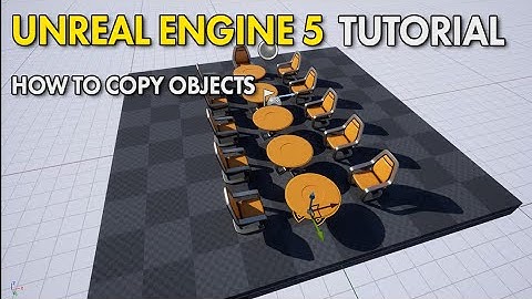 Unreal Engine 5 UE5 Free Tutorial - How To Copy Objects