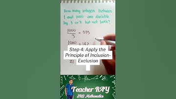 How to use Principles of Inclusion-Exclusion? #maths