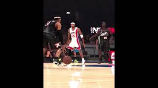 Allen Iverson crossed Jacque Vaughn in NBA 2K action