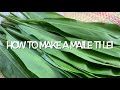 How to make a maile ti leaf lei
