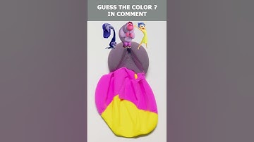 Guess What Color Mixed Emotions Make?💖💛💚💜💗#satisfying #colormixing #viralvideo #insideout