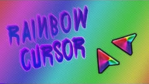 How to get a rainbow cursor in roblox!