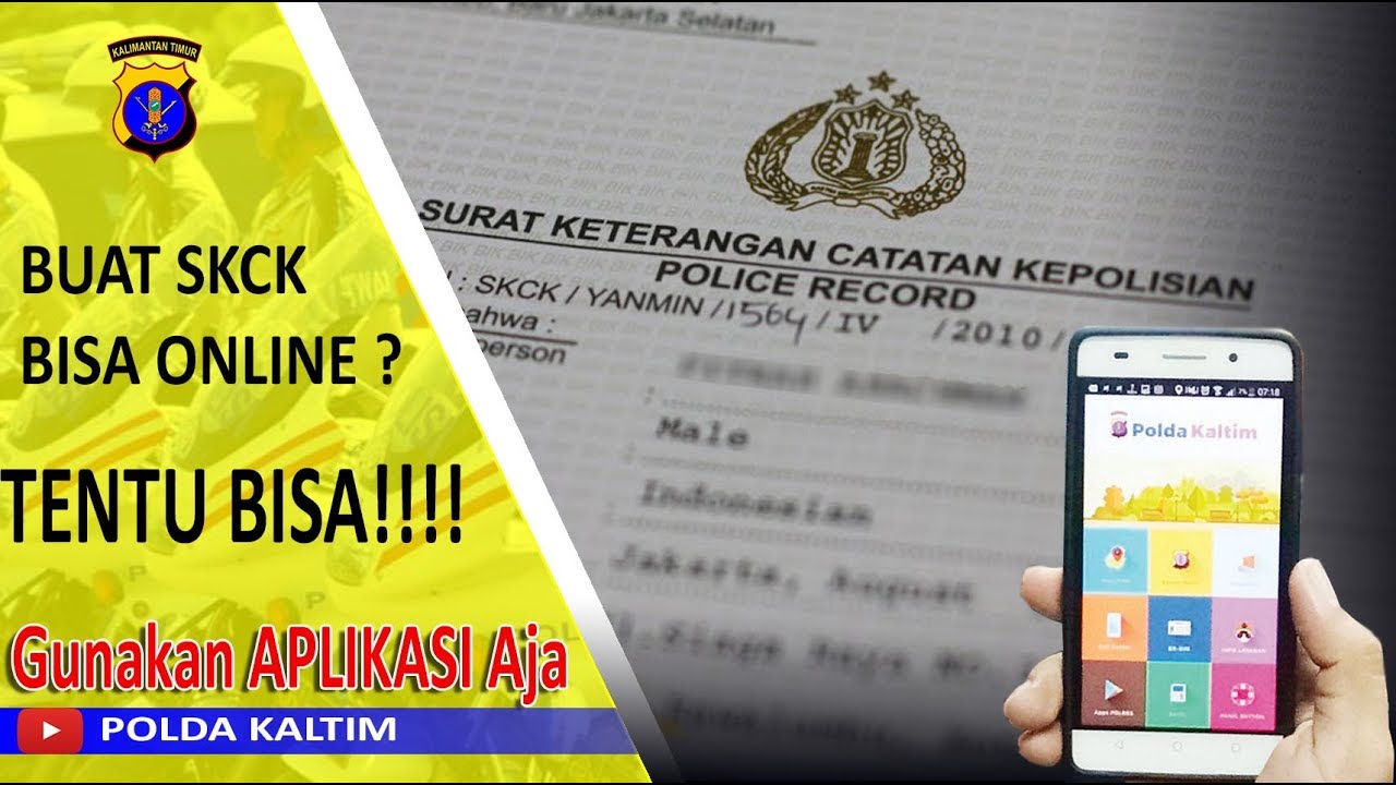 Buat Skck Bisa Online Loh Gunakan Aplikasi Aja Amplang Aplikasi Polda Kaltim