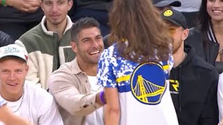 Warriors Cheerleaders Only Said Hi To 49Ers Jimmy Garoppolo Not George Kittle Or Christian Mccaffrey