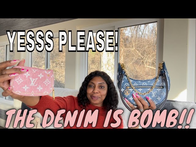 WHAT FITS IN MY LOUIS VUITTON DENIM LOOP?! + UNBOXING ALL NEW MICRO  POCHETTE ACCESSOIRES! 