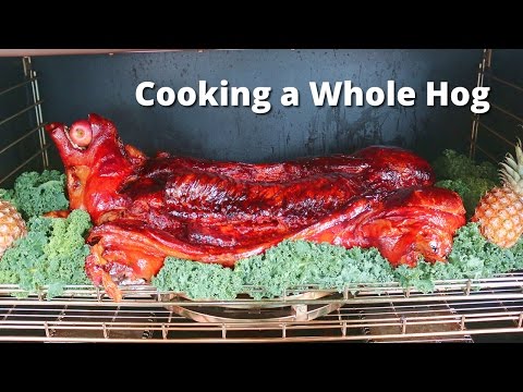 Whole Hog BBQ | How to Cook a Whole Pig on Ole Hickory Smoker with Malcom Reed