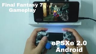 (PS) Final Fantasy 7 | ePSXe 2.0 Android | DualShock 4 | HandCam Gameplay screenshot 2