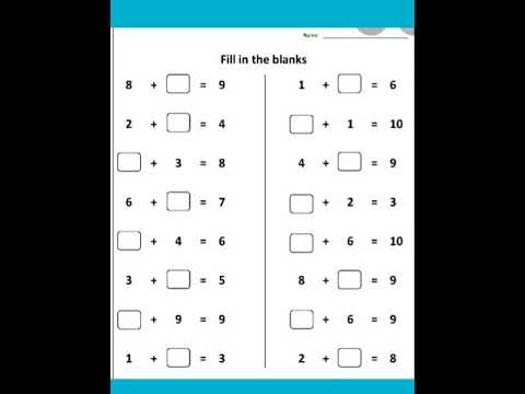 Grade 1 worksheets - YouTube