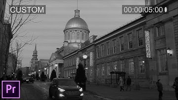 How to Create a Security Camera Effect in Premiere Pro! CCTV Effect in Premiere Pro!