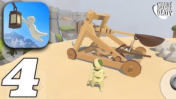Human: Fall Flat Mobile - Full Gameplay Walkthrough Part 4 - Level 6 Castle (iOS Android)