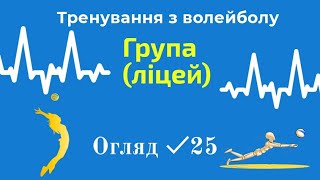 Тренування з волейболу | Щотижневий огляд ✓25 | Група (ліцей)