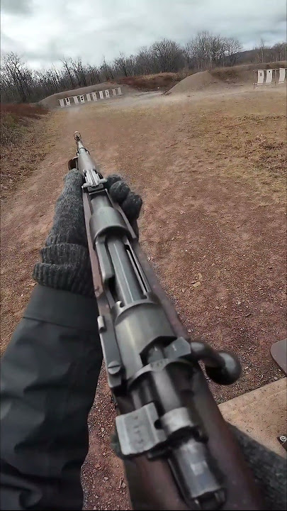 WWII Kar98k POV #kar98k #mauser #WWII #WW2 #POV #Shooting #K98k  #stripperclip #firing #boltaction