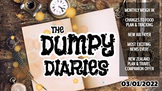 ⁣📖 THE DUMPY DIARIES | 🗓️ Monthly Weigh In Numbers | 🍎 Eating Plan Changes | 🌏 NZ Goal & Trip Det