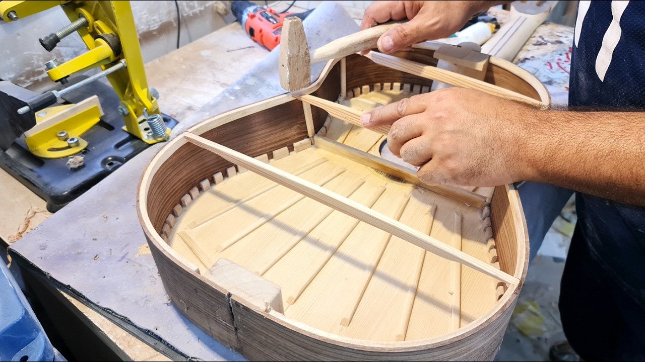 Amazing Process of Crafting Guitar Like Never Seen