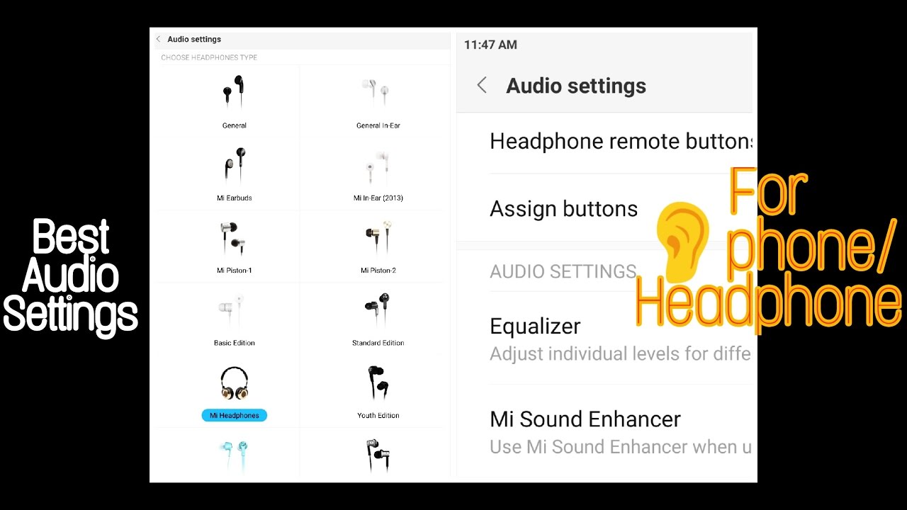 Mi Sound Enhancer Best Sound Settings YouTube Mi Sound Enhancer Best Sound Settings YouTube