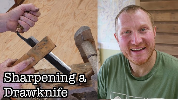 Packable Draw Knife and a Simple Vise for the Woodland Projects 