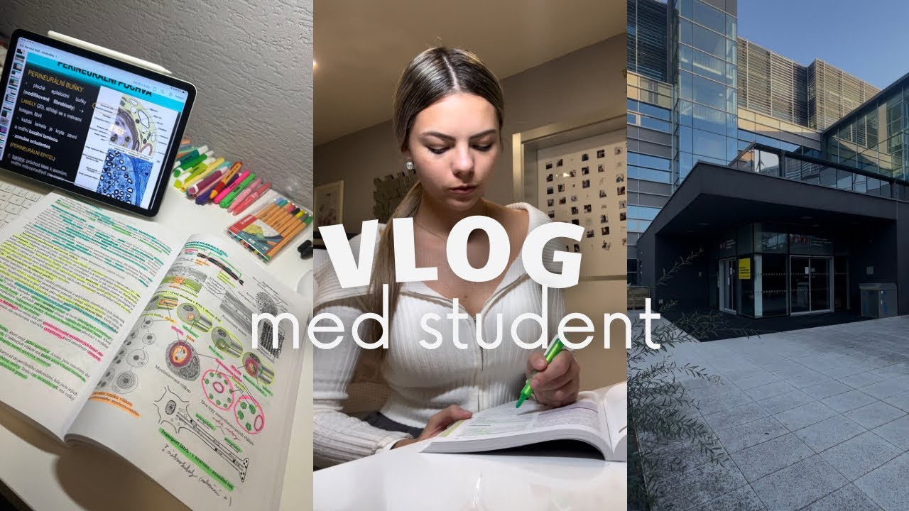 VLOG | medicina, plánování zkoušek, histologie, učení