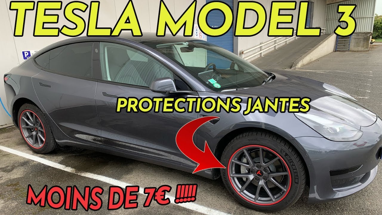 Tesla Model 3 SR+ : protection de jantes à moins de 7