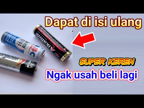 Video: Cara Mengisi Baterai AA