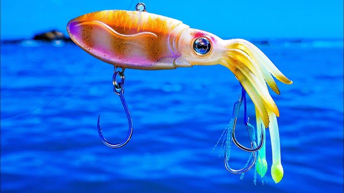 Fishing this *NEW* SQUID JIG! in the GULF for LUNCH! [Catch, Clean, Cook] 