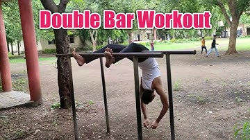 Double Bar Workout | Full Body Workout | Parallel Bar Exercises | Hindi | Narendra Shimpi
