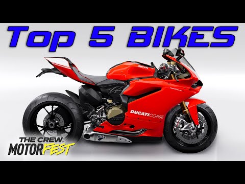 Видео: Top 5 fastest BIKES in THE CREW MOTORFEST ⭐ TOP SPEED 341 km/h!!!