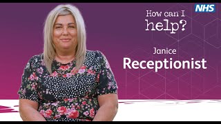 #RightPersonRightCare: Receptionist