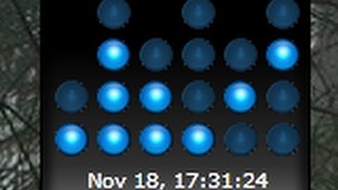 Binary Clock Gadget - Windows 7