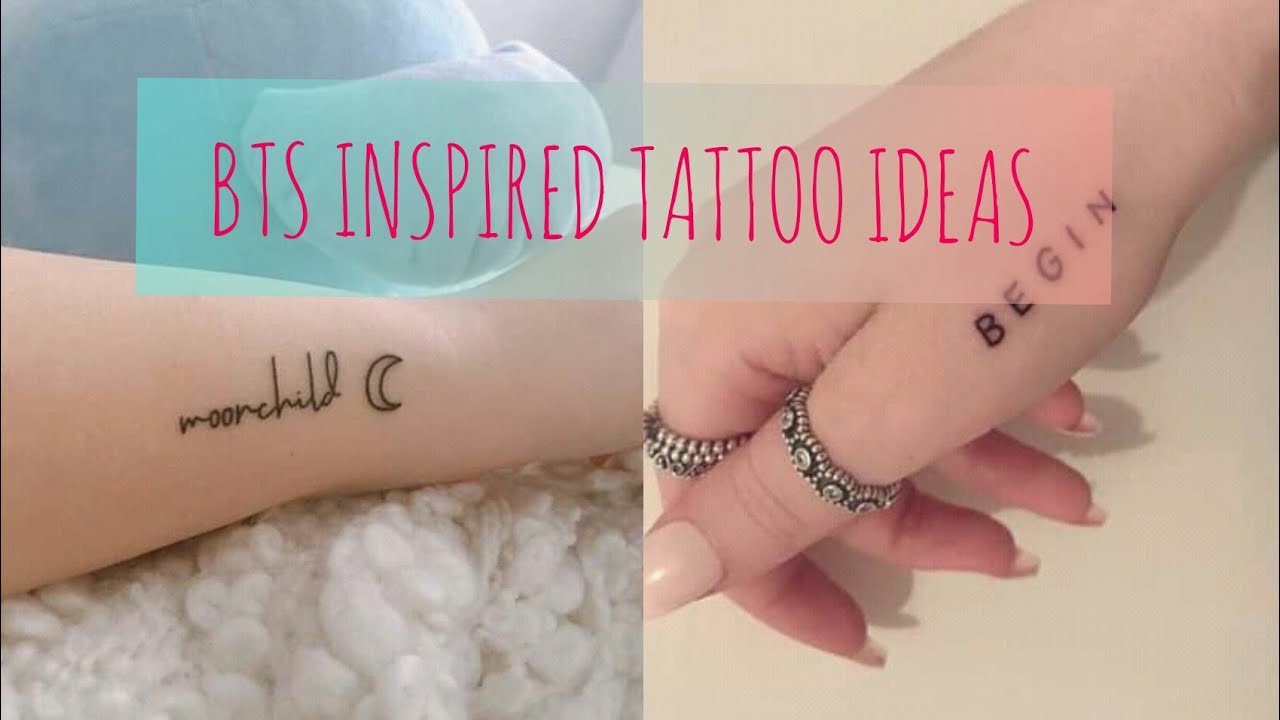 Here Are 10 Beautiful And Inspirational Minimalist Tattoos Inspired By BTS   Koreaboo