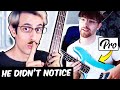 I hired pro bass teachers and pretended to be a beginner