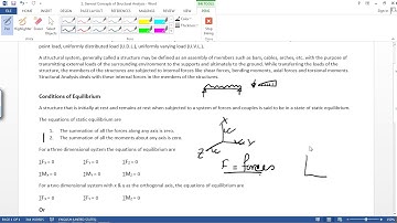 Structural Analysis - General Concepts of Structural Analysis (Day -1)