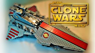 LEGO Star Wars The Clone Wars - Venator Class Republic Attack Cruiser (8039) - Review + Upgrade