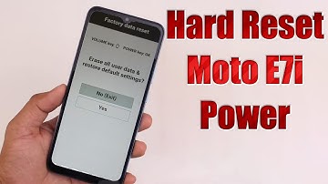 Hard Reset Moto E7i Power | Factory Reset Remove Pattern/Lock/Password (How to Guide)