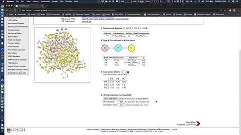 Polymer Builde 4: A Melt System: Phase Behavior of PS100-b-PMMA100