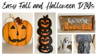 Easy DIYs for Fall and Halloween | Trash to Treasure DIYs | Dollar Store DIYs