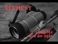 AIRSOFT | REVIEW | TBC | Element Comp M4 red dot sight ( ENGLISH SUBS )