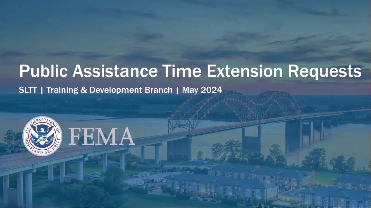 Time Extension Requests - EMMIE Decommissioning Training Series