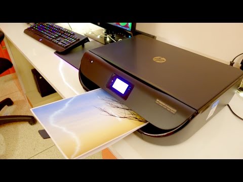 HP DeskJet 4535 all in one wireless printer review (unboxing setup and print quality test)