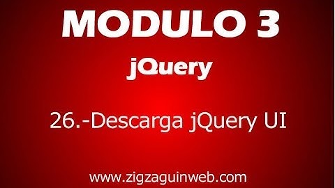 26 - Descargando jQuery UI