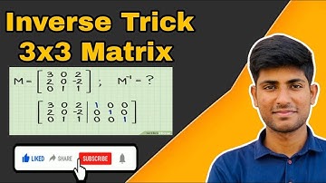 Inverse of 3x3 Matrix Using Row Operations | Step-by-Step Guide