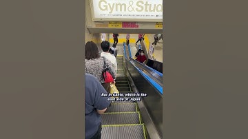 Be Careful about Escalator in JP🇯🇵   #japantravel #japan#japanlife #shortsvideo