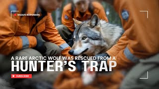 Rare Arctic Wolf Rescue Saving A Trapped Wolf In The Frozen Wilderness Wildlife Responders