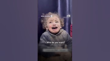 Young girl cries for her father after Israeli attack on Gaza home