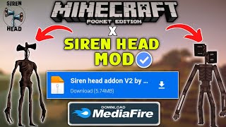 siren head mod for minecraft pocket edition 🔥|siren head mod minecraft download #keshavpandeysupport screenshot 1