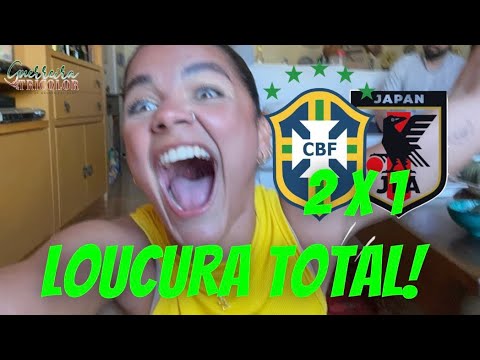 I WENT CRAZY! REACT VLOG: BRAZIL 2-1 JAPAN - MY REACTION LOSING IT AT MARTINELLI'S GOAL