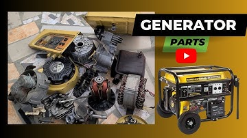 HOW TO REPAIR SMALL GENERATOR ENGINE | PARTS AND ITS FUNCTIONS |RESTORE GENERATOR | TEAR DOWN PT 2/3