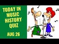TOP 10 SONGS ON THIS DAY IN MUSIC HISTORY ON AUGUST 26 IN 1960 - Can you name who sang these hits?